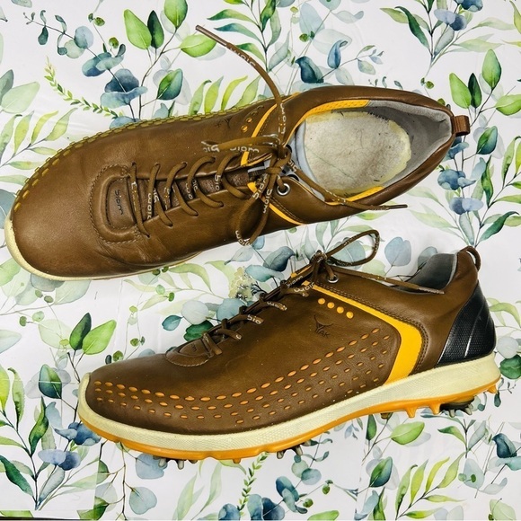Ecco Brown Biom G2 Golf Sneakers 46